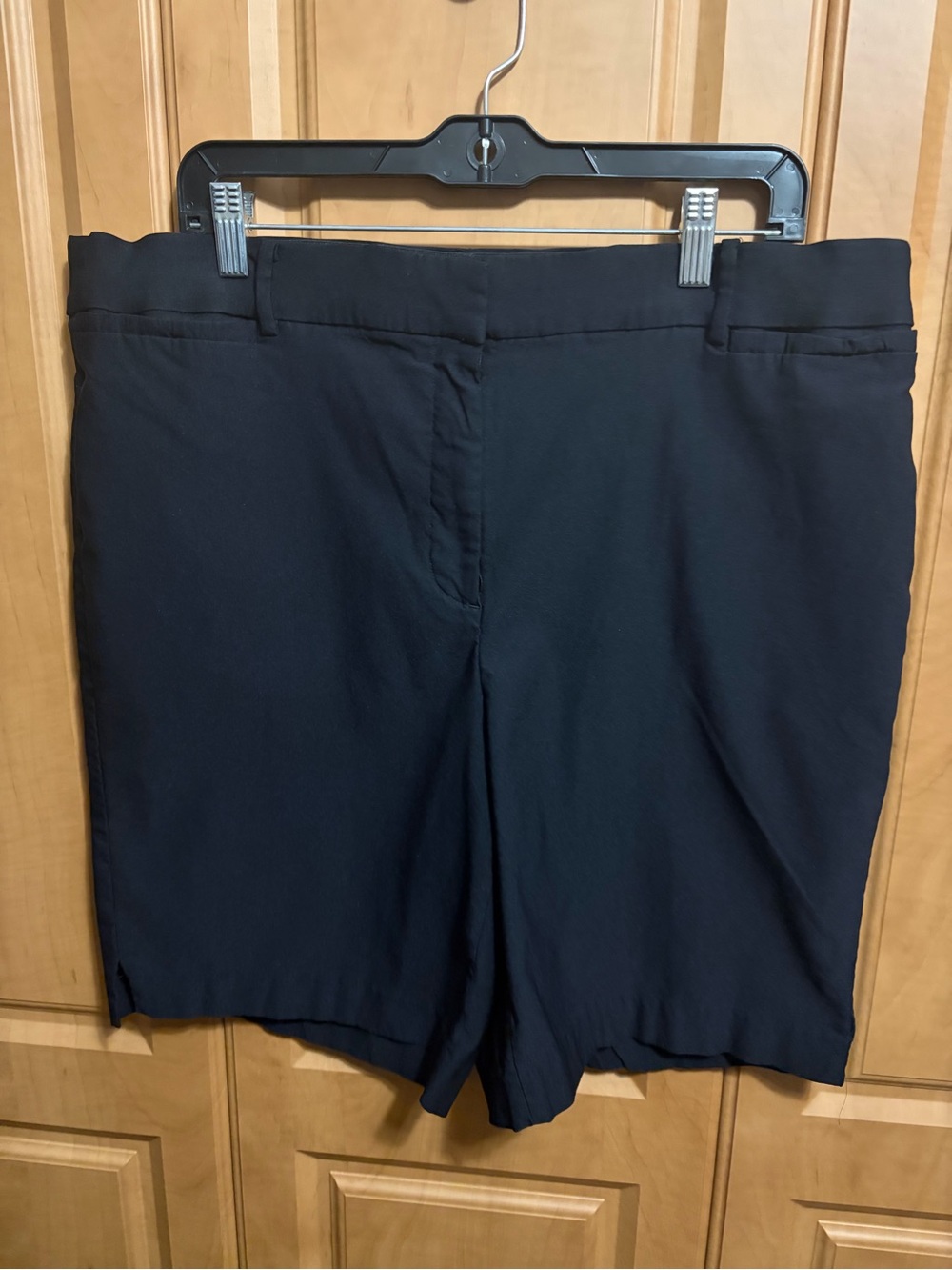 Lane Bryant Black Tailored Bermuda Shorts